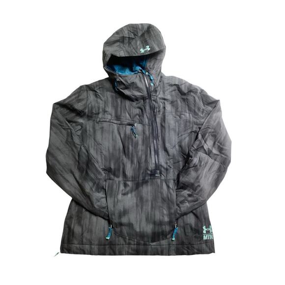 Under armour mtn down asymetrical 3/4 zip snowboard jacket unisex L - Picture 2 of 6